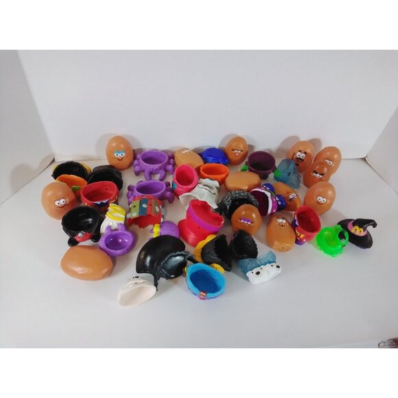 Mcdonalds chicken nugget toys Lot Of 42. 13 Nuggets. 29 Accessories - Picture 1 of 6